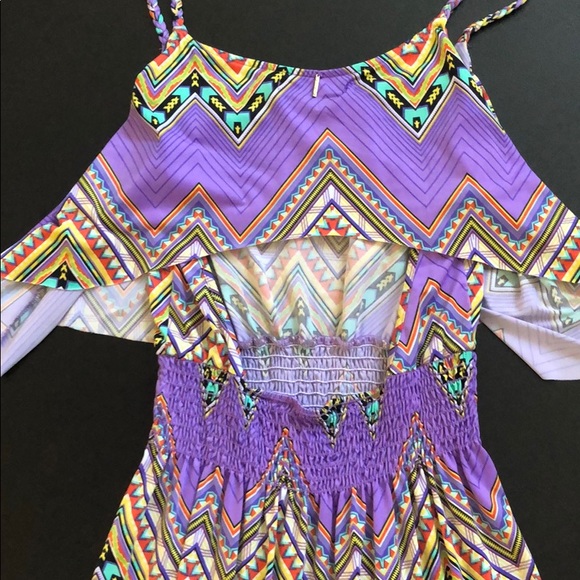 T Bags Los Angeles New Colorful Mini Dress - Picture 5 of 5